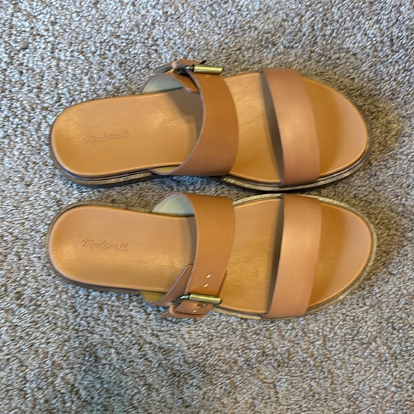 Madewell Double-Strap Sandals in Leather, size 8.5 - Picture 3 of 7